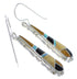 Multicolor Inlay And Sterling Silver Earrings EX41065